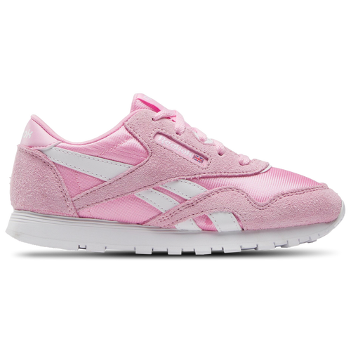 

Reebok Girls Reebok Classic Nylon - Girls' Preschool Shoes Astro Rose/White Size 01.5