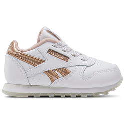 Girls' Toddler - Reebok Classic Leather - White/Rose Gold