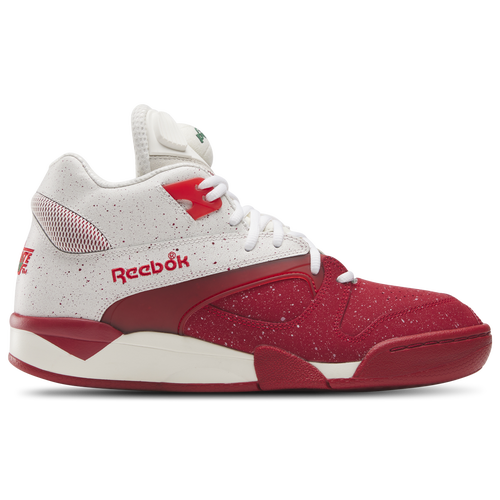 

Reebok Mens Reebok Court Victory Pump - Mens Basketball Shoes Chalk/Flash Red/Vector Red Size 09.0