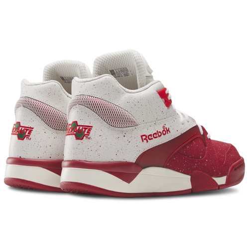 Red and white reebok pumps online