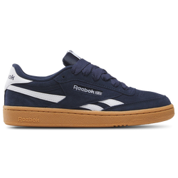 Boys' Grade School - Reebok Club C Revenge - Vector Navy/Pump Orange/Gum