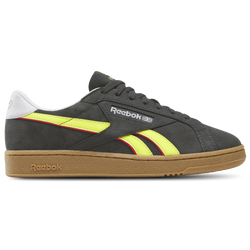 Men's - Reebok Club C Grounds Uk - Electric Yellow/Black/Gum