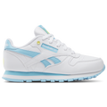 Reebok Classic Leather - Reebok White/Digital Blue Electric Yellow