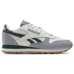 Boys' Grade School - Reebok Classic Leather - Collegiate Green/Upgrade Blue/Chalk