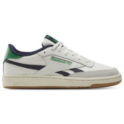 Boys' Grade School - Reebok Club C Revenge - Chalk/Classic Green/Vector Navy