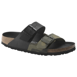 Women's - Birkenstock Arizona Split Camo - Black/Green