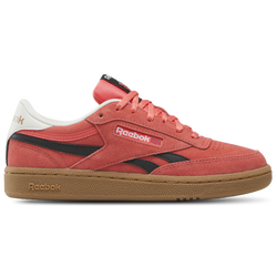 Boys' Grade School - Reebok Club C Revenge - Black/Sunset Coral/Gum