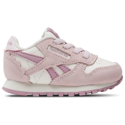 Boys' Toddler - Reebok Classic Leather - Ftwr White/Frosted Berry/Chalk