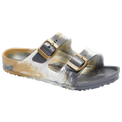 Girls' Preschool - Birkenstock Arizona Eva - Grey/Gold