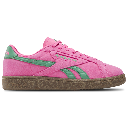 WOMENS - Reebok Club C Grounds UK - Atomic Pink/Upgrade Green Gum