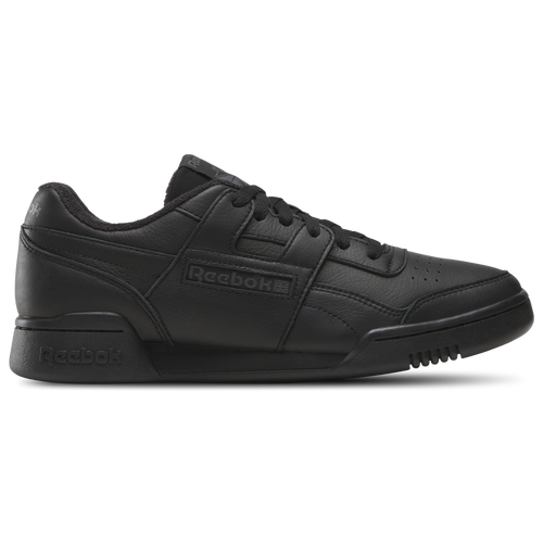 Reebok Mens Workout Plus Leather - Training Shoes - Black / Black / Gum Size 9.0