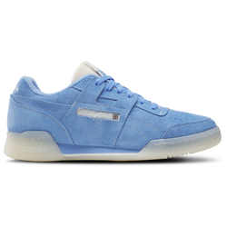 Men's - Reebok Workout Plus Suede - Alabaster/Chalk/Blue