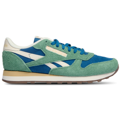Men's - Reebok Classic Leather - Chalk/Athletic Blue/Field Green