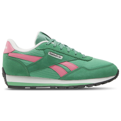 Boys' Grade School - Reebok Classic AZ - Upgrade Green/Upgrade Green/Passion Pink