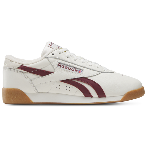 WOMENS - Reebok F/S LO - Chalk/Classic Burgundy Gum