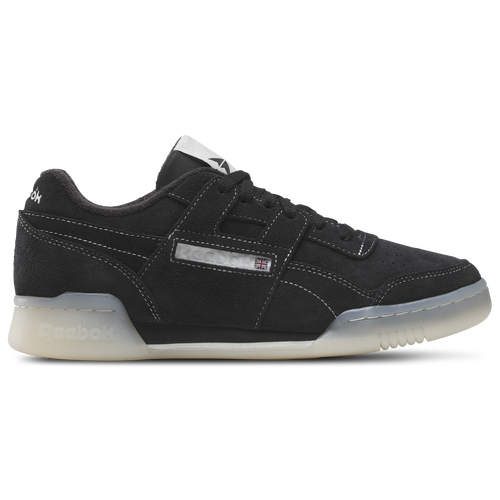 MENS - Reebok Workout Plus Suede - Black/Alabaster Chalk