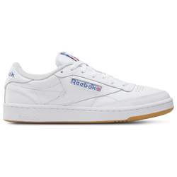 Men's - Reebok Club C 85 - Footwear White/Gum/Blue