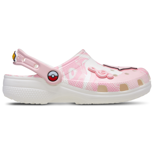 

Crocs Girls Crocs Pokémon Jigglypuff Classic Clogs - Girls' Grade School Shoes Pink/White Size 5.0