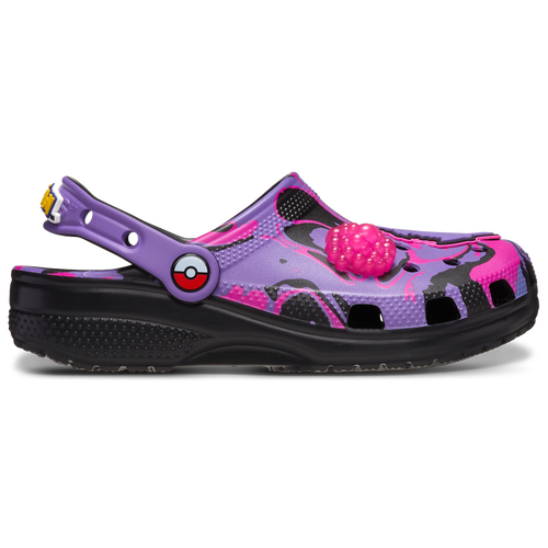 

Crocs Boys Crocs Pokémon Gengar Classic Clogs - Boys' Grade School Shoes Purple/Black Size 4.0