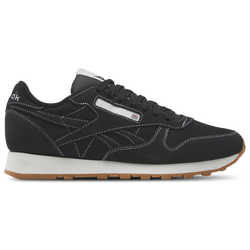 Men's - Reebok Classic Leather - Black/Chalk/Gum