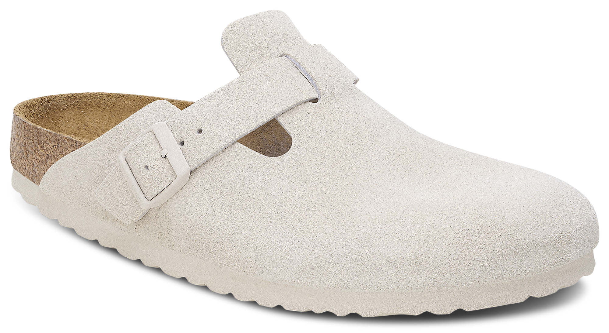 ＊ BIRKENSTOCK / BOSTON Boston Big Buckle Nubuck Leather Pure Sage | BIRKENSTOCK