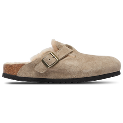 Women's - Birkenstock Boston Shearling Sandals - Taupe