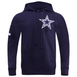 Men's - Pro Standard Cowboys Pullover Hoodie - Midnight Navy