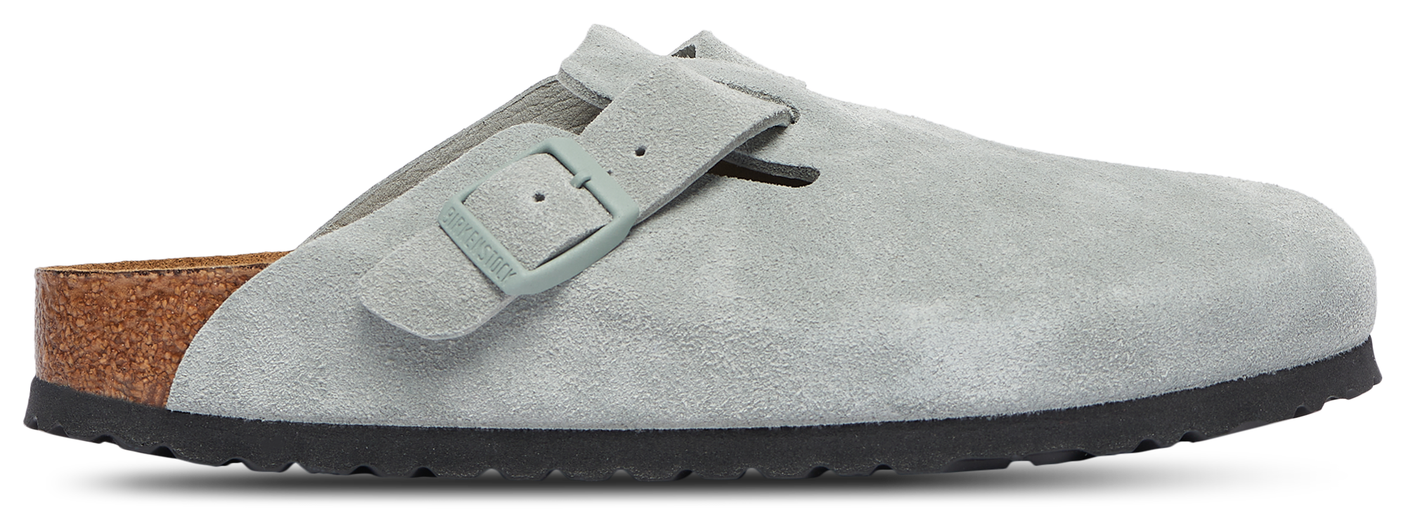 靴 BIRKENSTOCK BOSTON Boston Kids Suede Leather Faded Purple | BIRKENSTOCK