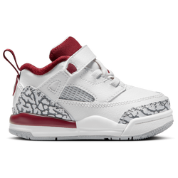 Boys' Toddler - Jordan Spizike Low - White/Team Red/Wolf Grey