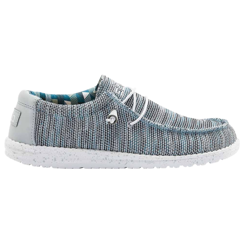 

HEYDUDE Mens HEYDUDE Wally Sox - Mens Shoes Grey/Blue Size 08.0