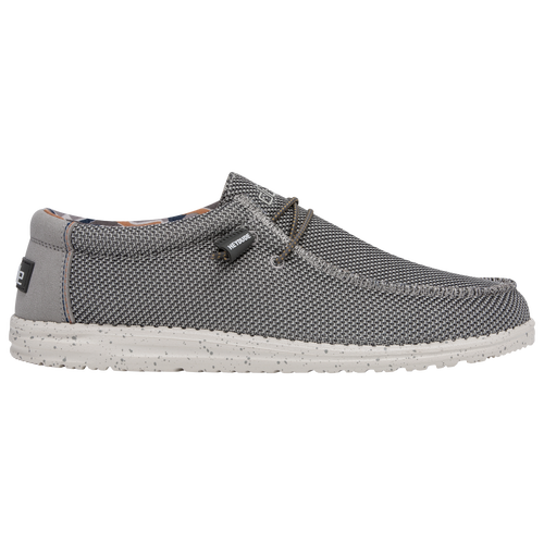 

HEYDUDE Mens HEYDUDE Wally Sox - Mens Shoes Grey/Grey Size 09.0