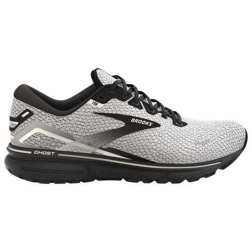 Shop Brooks Mens  Ghost 15 In White/black