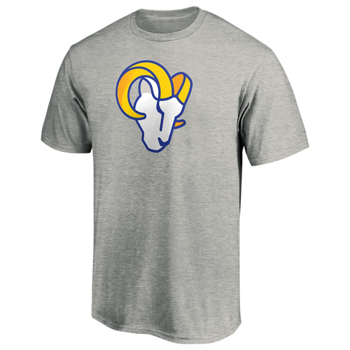 Fanatics Mens Fanatics Rams Primary Logo T-Shirt - Mens Heather Grey Size 3XL