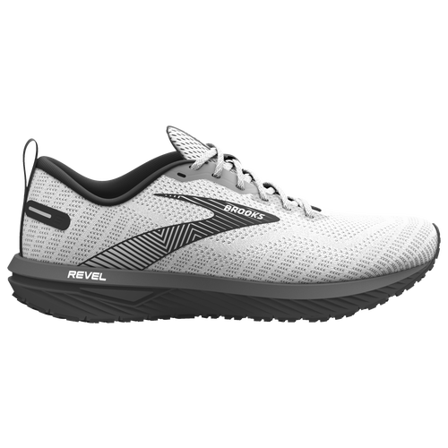 Brooks Revel 6 Hybrid Running Shoe In White/black