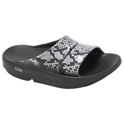 

OOFOS INC Womens OOFOS INC Ooahh Limited Slides - Womens Shoes Snake/Snake Size 7.0