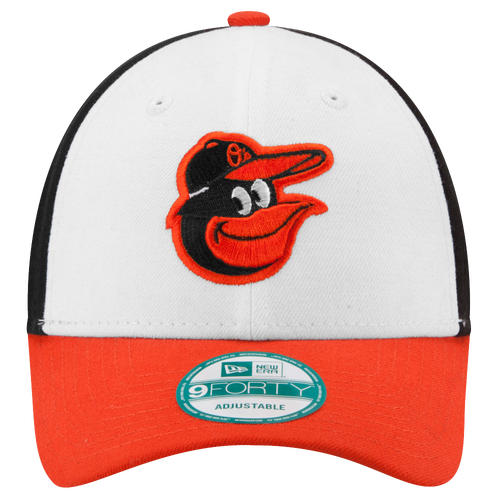 Shop New Era Mens Baltimore Orioles  Orioles 9forty Adjustable Cap In Black/orange