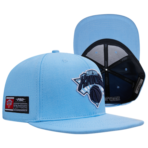 

Pro Standard Pro Standard Knicks Collage Wool Snapback Hat - Adult University Blue/Black Size One Size