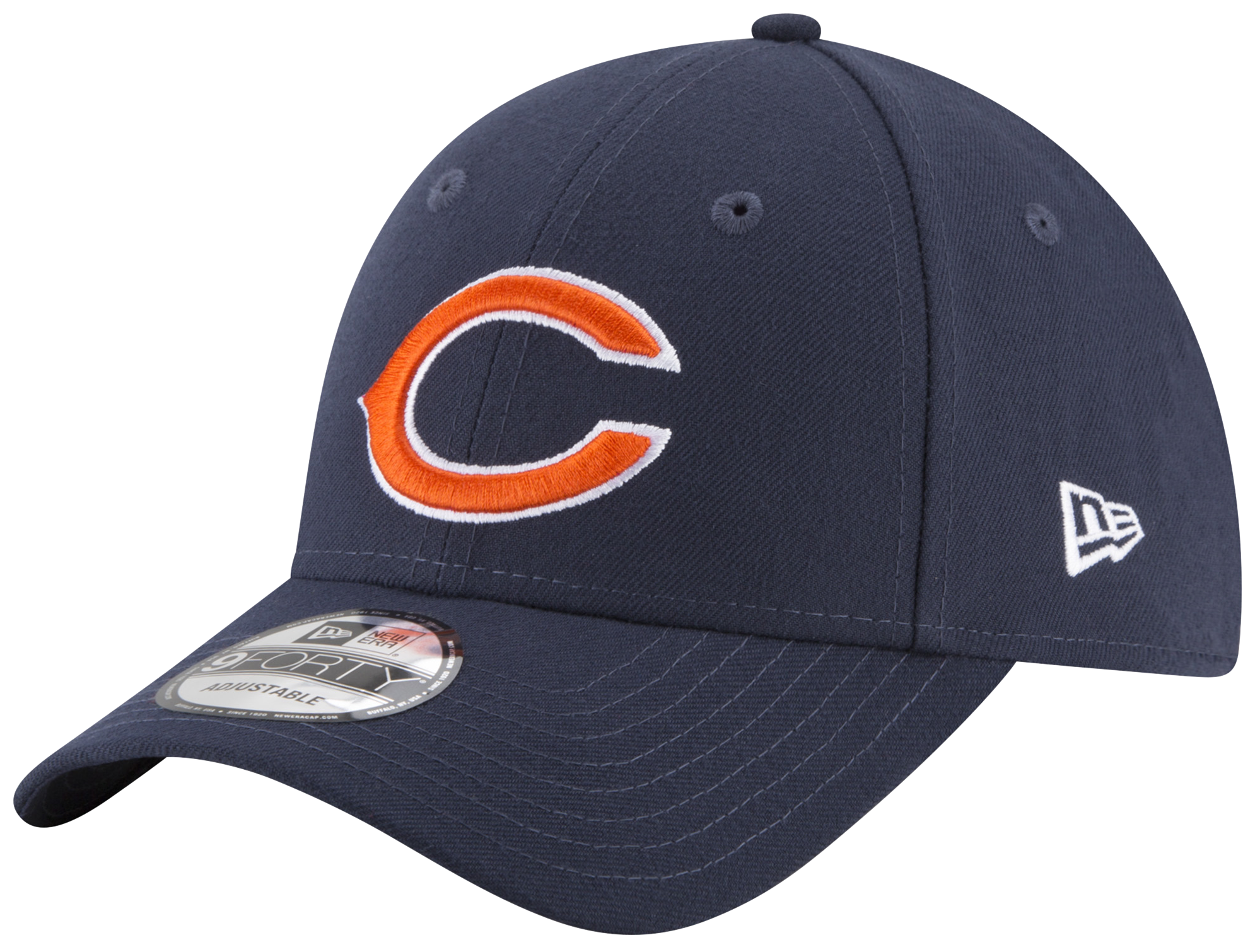 New Era Chicago Bears Script Navy Edition 9Forty A Frame Snapback Hat, A-FRAME HATS, CAPS