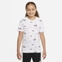 Boys' Grade School - Nike Swoosh 50 T-Shirt  - White/White