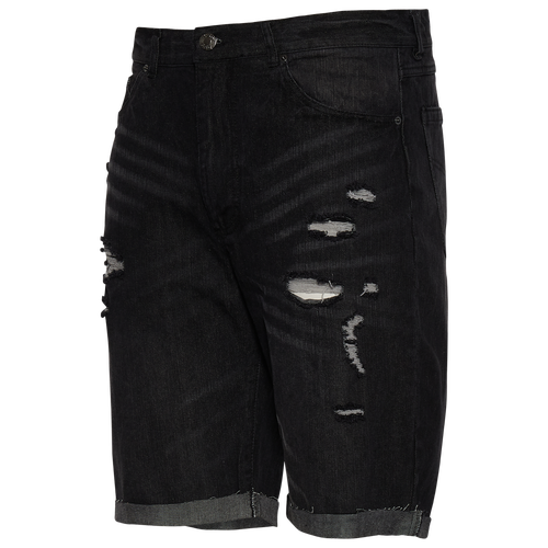 

CSG Mens CSG Fray Away Denim Shorts - Mens Black/Black Size 36