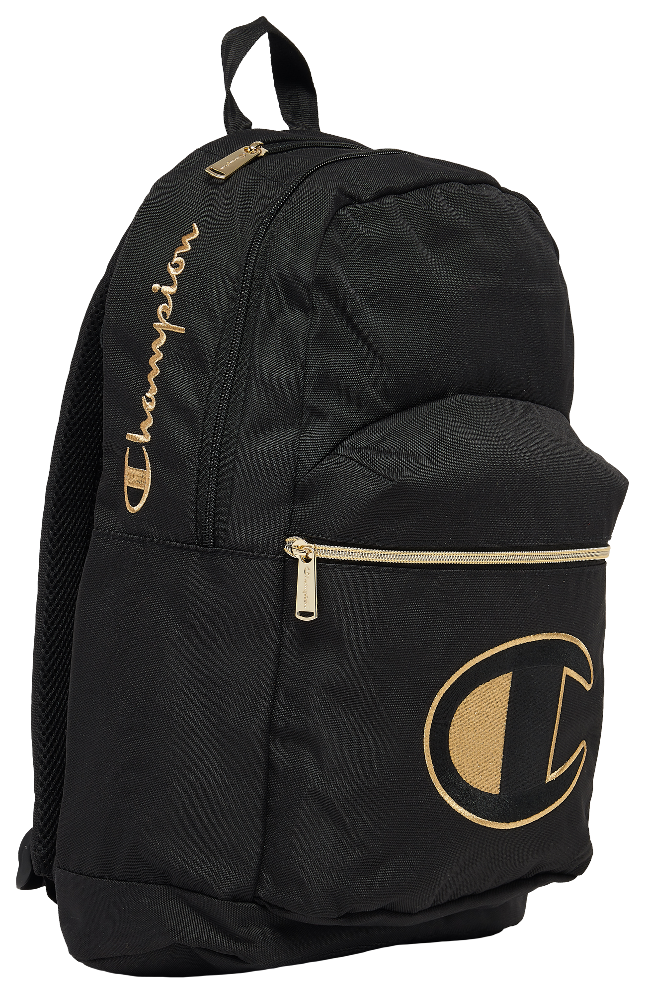 black and gold champion backpack