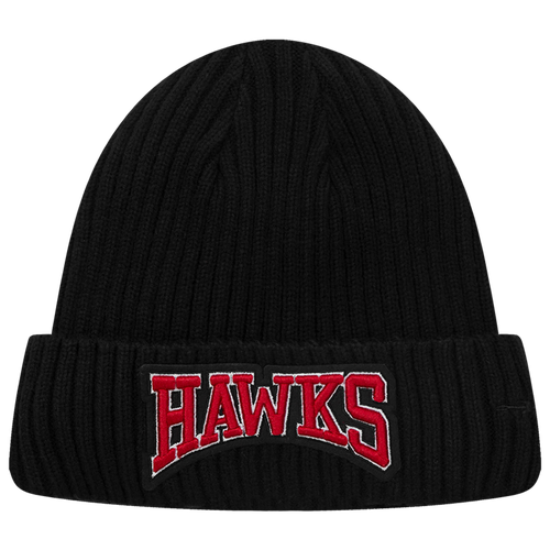 

Pro Standard Mens Pro Standard Hawks Crest Beanie - Mens Black Size One Size