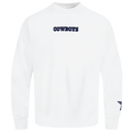 Pro Standard DALLAS COWBOYS SWEATSHIRT - Pro Standard White
