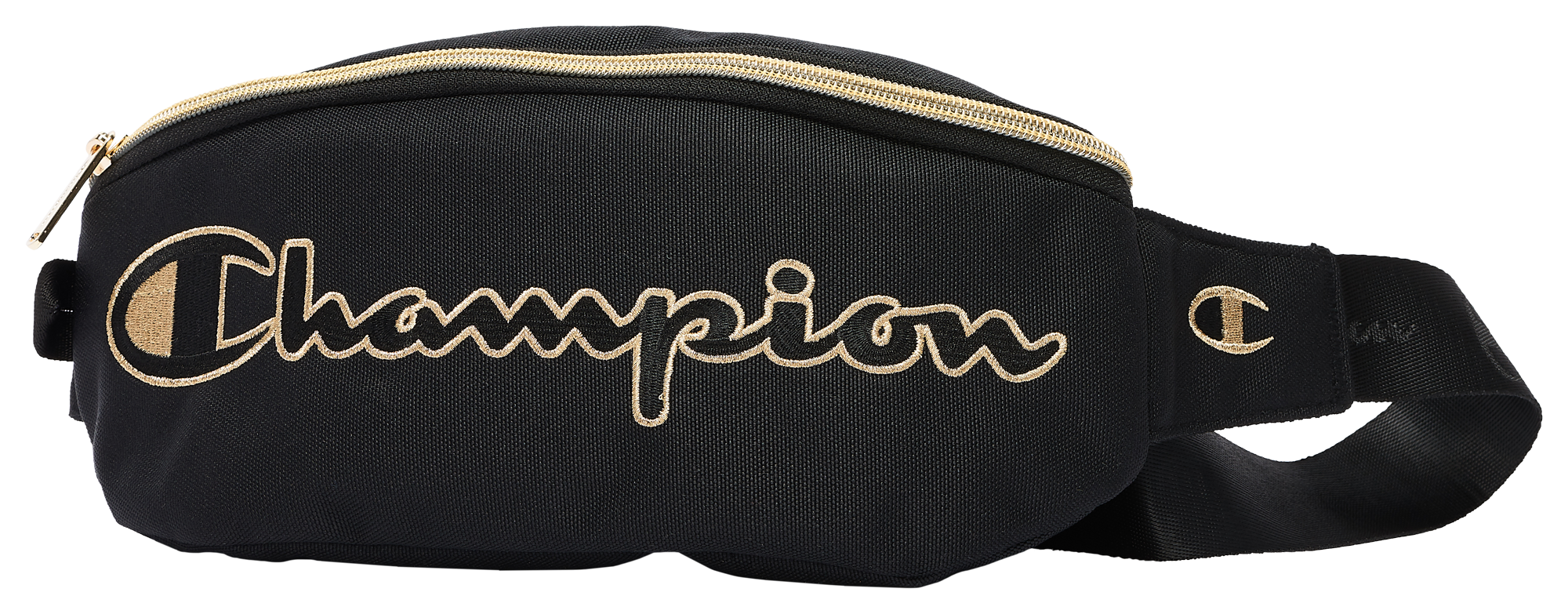 gold champion fanny pack