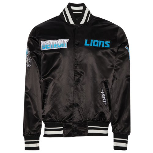 

Pro Standard Mens Pro Standard Detroit Lions Turn It Up M Rib Satin Jacket - Mens Carolina/Black Size XL