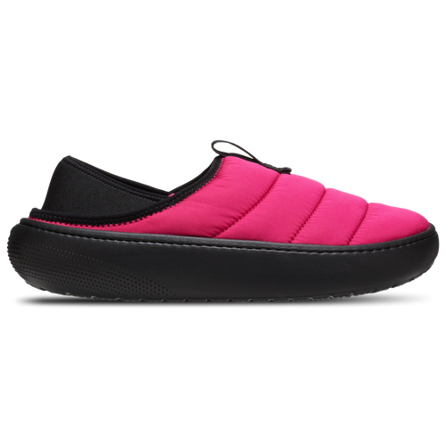 Crocs Womens  Classic Puff Moc In Pink/black