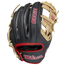 Wilson A2000 PF88SS H-Web Fielders Glove - Men's Black Superskin/Blonde/Red