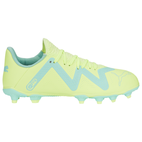 BOYS - PUMA Future Play MG - Electric Peppermint/Fast Yellow Black