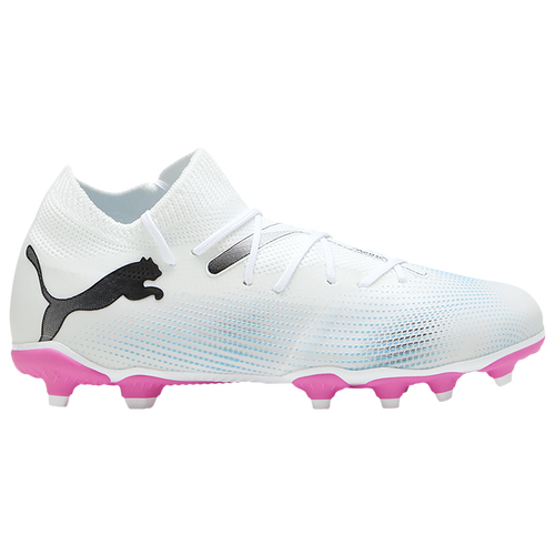 BOYS - PUMA Future 7 Match FG/AG Jr - Puma Black/White Poison Pink