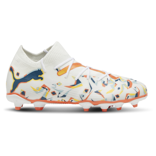 BOYS - PUMA Future 7 Match Creativity FG/AG Jr - Hot Heat/Puma White Ocean Tropic